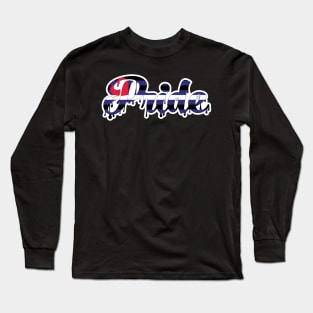 LEather Pride Drip Long Sleeve T-Shirt